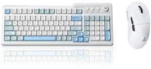 Aula F3099 Wireless Keyboard with Media Knob RGB Backlit Gaming Keyboard + SOLAKAKA SM850 - Wireless Aula F3099 Wireless Keyboard with Media Knob RGB Backlit Gaming Keyboard + SOLAKAKA SM850 - Wireless