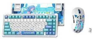 LINGBAO K75 Wireless Mechanical Keyboard,75% Anime Gaming Keyboard,Tri-Mode 2.4GHz/BT/Wired Recharge LINGBAO K75 Wireless Mechanical Keyboard,75% Anime Gaming Keyboard,Tri-Mode 2.4GHz/BT/Wired Recharge