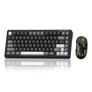 LINGBAO K75 Wireless Mechanical 75% Gaming Keyboard+SOLAKAKA SM802 Wireless Gaming Mouse LINGBAO K75 Wireless Mechanical 75% Gaming Keyboard+SOLAKAKA SM802 Wireless Gaming Mouse