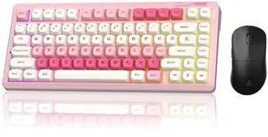 LINGBAO K75 Wireless Mechanical 75% Anime Gaming Keyboard+SM850 - Wireless Gaming Mouse LINGBAO K75 Wireless Mechanical 75% Anime Gaming Keyboard+SM850 - Wireless Gaming Mouse