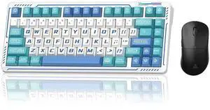 LINGBAO K75 Wireless Mechanical 75% Anime Gaming Keyboard+SM850 - Wireless Gaming Mouse LINGBAO K75 Wireless Mechanical 75% Anime Gaming Keyboard+SM850 - Wireless Gaming Mouse