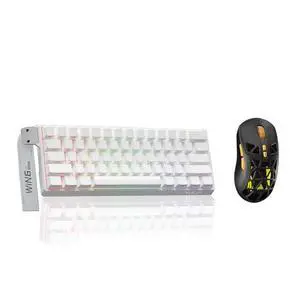 Aula WIN60 HE - 60% Mechanical Gaming Keyboard Wired, Hall Effect Magnetic Switch Keyboard+SM802 Wir Aula WIN60 HE - 60% Mechanical Gaming Keyboard Wired, Hall Effect Magnetic Switch Keyboard+SM802 Wir