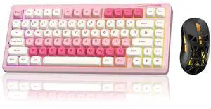 LINGBAO K75 Wireless Mechanical 75% Gaming Keyboard+SOLAKAKA SM802 Wireless Gaming Mouse LINGBAO K75 Wireless Mechanical 75% Gaming Keyboard+SOLAKAKA SM802 Wireless Gaming Mouse
