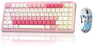 LINGBAO K75 Wireless Mechanical 75% Gaming Keyboard+SOLAKAKA SM802 Wireless Gaming Mouse LINGBAO K75 Wireless Mechanical 75% Gaming Keyboard+SOLAKAKA SM802 Wireless Gaming Mouse