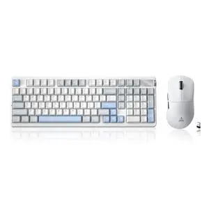 LEOBOG A98 Wireless Mechanical Keyboard and Mouse Combo, RGB Backlit Rechargeable 8000mAh Battery, C LEOBOG A98 Wireless Mechanical Keyboard and Mouse Combo, RGB Backlit Rechargeable 8000mAh Battery, C