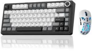 Aula F75 HE Wireless Hall Effect Magnetic Switch Gaming Keyboard +SOLAKAKA SM802 Wireless Gaming Mou Aula F75 HE Wireless Hall Effect Magnetic Switch Gaming Keyboard +SOLAKAKA SM802 Wireless Gaming Mou