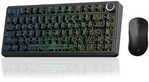 Aula F75 HE Wireless Hall Effect Magnetic Switch Gaming Keyboard +SOLAKAKA SM850 - Wireless Gaming M Aula F75 HE Wireless Hall Effect Magnetic Switch Gaming Keyboard +SOLAKAKA SM850 - Wireless Gaming M