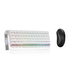 Aula MINI60 HE PRO - 60% Mechanical Gaming Keyboard Wireless, Hall Effect Magnetic Switch(White)+SOL Aula MINI60 HE PRO - 60% Mechanical Gaming Keyboard Wireless, Hall Effect Magnetic Switch(White)+SOL