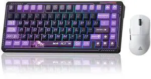 LINGBAO K75 Wireless Mechanical 75% Anime Gaming Keyboard+SM850 - Wireless Gaming Mouse LINGBAO K75 Wireless Mechanical 75% Anime Gaming Keyboard+SM850 - Wireless Gaming Mouse