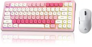 LINGBAO K75 Wireless Mechanical 75% Anime Gaming Keyboard+SM850 - Wireless Gaming Mouse LINGBAO K75 Wireless Mechanical 75% Anime Gaming Keyboard+SM850 - Wireless Gaming Mouse