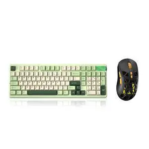 LEOBOG A98 Wireless Mechanical Keyboard and Mouse Combo,RGB Backlit Rechargeable 8000mAh Battery, Cr LEOBOG A98 Wireless Mechanical Keyboard and Mouse Combo,RGB Backlit Rechargeable 8000mAh Battery, Cr