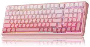 Aula F99 96% Wireless Gaming Keyboard, 8000mAh Battery, Creamy Gasket Mechanical Keyboard, BT/2.4GHz Aula F99 96% Wireless Gaming Keyboard, 8000mAh Battery, Creamy Gasket Mechanical Keyboard, BT/2.4GHz
