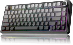 Aula F75 PRO 75% Wireless Gaming Keyboard, Gasket Mechanical Custom Keyboard with Five-Layer Padding Aula F75 PRO 75% Wireless Gaming Keyboard, Gasket Mechanical Custom Keyboard with Five-Layer Padding