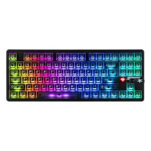 Aula F87 PRO V2 Wireless Gaming Keyboard with 10000mAh Battery, 8K Polling, SOCD/MT/TGL, BT/2.4GHz/W Aula F87 PRO V2 Wireless Gaming Keyboard with 10000mAh Battery, 8K Polling, SOCD/MT/TGL, BT/2.4GHz/W
