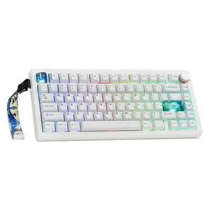 CIDOO QK75 VIA Programmable 75% Compact Keyboard, USB-C/BT5.0/2.4Ghz Wireless, Hot Swappable Custom CIDOO QK75 VIA Programmable 75% Compact Keyboard, USB-C/BT5.0/2.4Ghz Wireless, Hot Swappable Custom