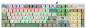 Aula S500 Wired Gaming Keyboard, 100% Full Size Mechanical Keyboard with Number Pad, 104 Keys, NKRO, Aula S500 Wired Gaming Keyboard, 100% Full Size Mechanical Keyboard with Number Pad, 104 Keys, NKRO,