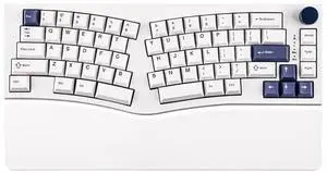 Feker Alice80 68 Keys Ergonomic Mechanical Keyboard, QMK & VIA Programmable, Wired Gaming Keyboard w Feker Alice80 68 Keys Ergonomic Mechanical Keyboard, QMK & VIA Programmable, Wired Gaming Keyboard w