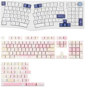 Feker Alice98 Ergonomic 98 Keys Custom Mechanical Keyboard with KiiBoom x Maorbeng Meow Meow Squad K Feker Alice98 Ergonomic 98 Keys Custom Mechanical Keyboard with KiiBoom x Maorbeng Meow Meow Squad K