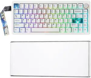 CIDOO QK75 VIA Programmable 75% Compact Keyboard with KiiBoom Premium Acrylic Transparent Keyboard D CIDOO QK75 VIA Programmable 75% Compact Keyboard with KiiBoom Premium Acrylic Transparent Keyboard D
