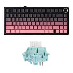 Aula F75 PRO 75% Gaming Keyboard with LEOBOG Ice Vein 100 Pcs 42gf Linear Keyboard Switches Aula F75 PRO 75% Gaming Keyboard with LEOBOG Ice Vein 100 Pcs 42gf Linear Keyboard Switches