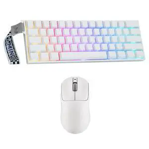 Mini60 HE PRO Hall Effect Keyboard with AJ199 Lightweight Gaming Mouse with Carbon Fiber Shell Mini60 HE PRO Hall Effect Keyboard with AJ199 Lightweight Gaming Mouse with Carbon Fiber Shell
