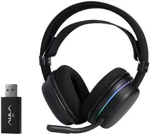 Aula G7 Wireless Gaming Headset, Surround Sound 10ms Low Latency, PC Headset with Detachable Noise Canceling Mic, 40mm Driver, Tri-Mode 2.4G/BT5.2/Wired 3.5mm, Over Ear Headphone for PS5, PS4, Switch Aula G7 Wireless Gaming Headset, Surround Sound 10ms Low Latency, PC Headset with Detachable Noise Canceling Mic, 40mm Driver, Tri-Mode 2.4G/BT5.2/Wired 3.5mm, Over Ear Headphone for PS5, PS4, Switch