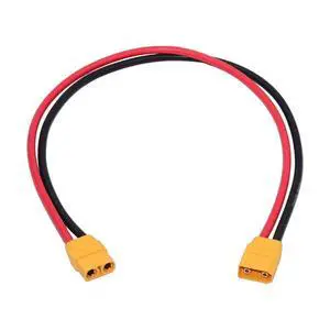 xiwai XT90 Plug Male to Female 10AWG Extension Cable Charging Connector for RC Battery Portable Power Station Solar Panel 1.6ft xiwai XT90 Plug Male to Female 10AWG Extension Cable Charging Connector for RC Battery Portable Power Station Solar Panel 1.6ft
