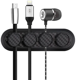 Car ABS+PA Carbon Fiber Magnetic Charging Cable Storage USB Data Line Clip Holder Organizer for Windshield-Durable Car ABS+PA Carbon Fiber Magnetic Charging Cable Storage USB Data Line Clip Holder Organizer for Windshield-Durable