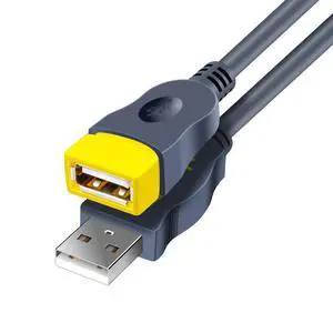 USB 2.0 Tinned Copper Core Aluminum Foil + Magnetic Ring Shielded Eco-friendly PVC Extension Cable USB 2.0 Tinned Copper Core Aluminum Foil + Magnetic Ring Shielded Eco-friendly PVC Extension Cable