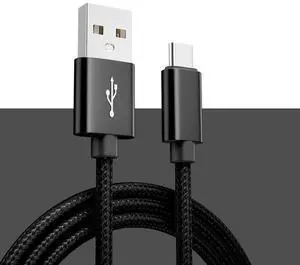 USB to Type-C Cables with Aluminum Alloy Connector Nylon Braided and Pure Copper Core (1m/2m/3m) for Smartphones/Tablets Black 3M USB to Type-C Cables with Aluminum Alloy Connector Nylon Braided and Pure Copper Core (1m/2m/3m) for Smartphones/Tablets Black 3M