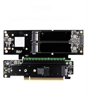 PCIE4.0 split expansion adapter card PCIE X16 to M.2 SSD adapter card PCIE X16 to X8+X4+X4 four-way .2 PCIE4.0 split expansion adapter card PCIE X16 to M.2 SSD adapter card PCIE X16 to X8+X4+X4 four-way .2
