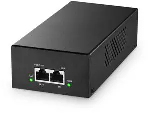 2.5 Gigabit PoE+ Injector 90W, 802.3af/at/bt Power Over Ethernet PoE Adapter, 100/1000/2500Mbps, Non-PoE to PoE Adapter, Plug & Play, Distance Up to 100 Meters (328 ft.) 2.5 Gigabit PoE+ Injector 90W, 802.3af/at/bt Power Over Ethernet PoE Adapter, 100/1000/2500Mbps, Non-PoE to PoE Adapter, Plug & Play, Distance Up to 100 Meters (328 ft.)