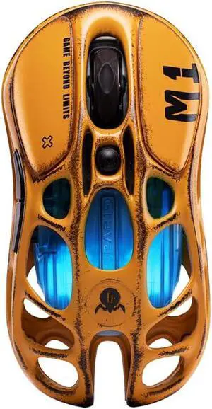 Mercury M1 Pro Wireless Gaming Mouse, Lightweight Magnesium Alloy, 26,000 DPI, PAW3395DM Sensor, 5 Programmable Buttons, Support Wired/2.4GHz/BT, Up to 200 Hours Battery Life Battle-Yellow Mercury M1 Pro Wireless Gaming Mouse, Lightweight Magnesium Alloy, 26,000 DPI, PAW3395DM Sensor, 5 Programmable Buttons, Support Wired/2.4GHz/BT, Up to 200 Hours Battery Life Battle-Yellow