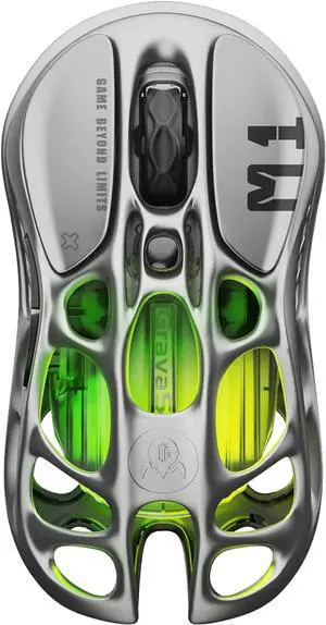Mercury M1 Pro Wireless Gaming Mouse, Lightweight Magnesium Alloy, 26,000 DPI, PAW3395DM Sensor, 5 Programmable Buttons, Support Wired/2.4GHz/BT, Up to 200 Hours Battery Life Gray Mercury M1 Pro Wireless Gaming Mouse, Lightweight Magnesium Alloy, 26,000 DPI, PAW3395DM Sensor, 5 Programmable Buttons, Support Wired/2.4GHz/BT, Up to 200 Hours Battery Life Gray