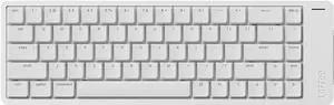 Flow2 Low-Profile Mechanical Keyboard, Aluminum Alloy with Pulse Tactile Switches, Rechargeable Wireless Keyboards with 3 Mode Connections for Windows, macOS Silver with Silence 68Keys Flow2 Low-Profile Mechanical Keyboard, Aluminum Alloy with Pulse Tactile Switches, Rechargeable Wireless Keyboards with 3 Mode Connections for Windows, macOS Silver with Silence 68Keys