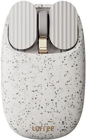 Wavy Chips Dual-Mode Wireless Mouse with 5 Adjustable DPI Levels Compatible with Windows, MacOS, iOS, Android (Milk Tea) Terrazzo Wavy Chips Dual-Mode Wireless Mouse with 5 Adjustable DPI Levels Compatible with Windows, MacOS, iOS, Android (Milk Tea) Terrazzo