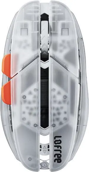 Hypace Ultra-Lightweight Wireless Gaming Mouse, 47g, PAW3950 Sensor, 40K DPI, 8K Polling Rate, Mg Alloy Frame, Tri-Mode(Bluetooth/2.4GHz/Wired), 100Hrs Battery for PC/Mac (Ghost) Hypace Ultra-Lightweight Wireless Gaming Mouse, 47g, PAW3950 Sensor, 40K DPI, 8K Polling Rate, Mg Alloy Frame, Tri-Mode(Bluetooth/2.4GHz/Wired), 100Hrs Battery for PC/Mac (Ghost)