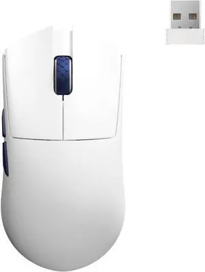 M3SMAX Wireless Gaming Mouse,Tri-Mode 2.4G/USB-C/Bluetooth Mouse Up to 30000DPI,PAW3950 Optical Sensor Lightweight 52g,5 programmable Button,Computer Mouse for Laptop,PC,Windows White M3SMAX Wireless Gaming Mouse,Tri-Mode 2.4G/USB-C/Bluetooth Mouse Up to 30000DPI,PAW3950 Optical Sensor Lightweight 52g,5 programmable Button,Computer Mouse for Laptop,PC,Windows White