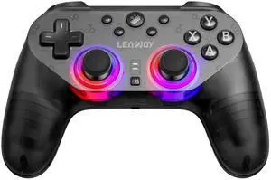 Plus Wireless Game Controller, TMR Joysticks, Hall Effect & Tactile Dual Triggers Gaming Controller, 1000Hz Polling Rate, RGB Lighting for PS4/Switch1/2/PC/Android/iOS, Black Plus Wireless Game Controller, TMR Joysticks, Hall Effect & Tactile Dual Triggers Gaming Controller, 1000Hz Polling Rate, RGB Lighting for PS4/Switch1/2/PC/Android/iOS, Black