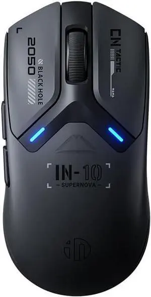 IN10P Lightweight Wireless Gaming Mouse, Tri-Mode Wireless Mouse with Bluetooth/ 2.4G/ USB-C Wired, 60g Superlight, PAW3395 26K DPI Sensor, 8kHz Polling Rate, Fully Programmable, Black IN10P Lightweight Wireless Gaming Mouse, Tri-Mode Wireless Mouse with Bluetooth/ 2.4G/ USB-C Wired, 60g Superlight, PAW3395 26K DPI Sensor, 8kHz Polling Rate, Fully Programmable, Black