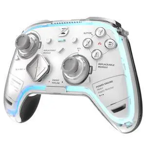 Wireless Controller, Default Equipped With GinFull TMR Joysticks, Hall Effect Triggers, Up to 8k Polling Rate, <1ms Ultra-Low Latency, Modular Design, RGB Light Bar, Compatible with PC/NS/NS2/Android Wireless Controller, Default Equipped With GinFull TMR Joysticks, Hall Effect Triggers, Up to 8k Polling Rate, <1ms Ultra-Low Latency, Modular Design, RGB Light Bar, Compatible with PC/NS/NS2/Android
