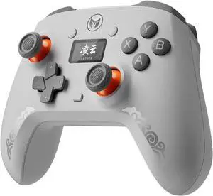 Wireless Gaming Controller with LCD Display Hall Effect Joystick & Triggers, 1000Hz Polling Rate, PC/Switch/Android/iOS Compatible, Dual Back Buttons, Turbo, HD Rumble, Wired/Bluetooth/2.4G AETHER W Wireless Gaming Controller with LCD Display Hall Effect Joystick & Triggers, 1000Hz Polling Rate, PC/Switch/Android/iOS Compatible, Dual Back Buttons, Turbo, HD Rumble, Wired/Bluetooth/2.4G AETHER W