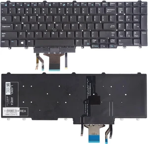 Replacement Keyboard with Backlit and Trackpoint Compatible with Dell Latitude E5550 E5570 E5580 E5590 E5591 5550 5570 5580 5590 5591,Precision 3510 3520 7510 7520 7710 7720 Replacement Keyboard with Backlit and Trackpoint Compatible with Dell Latitude E5550 E5570 E5580 E5590 E5591 5550 5570 5580 5590 5591,Precision 3510 3520 7510 7520 7710 7720