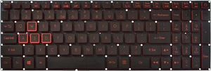Replacement Keyboard with Backlit Compatible with Acer Nitro 5 AN515-31 AN515-41 AN515-42 AN515-51 AN515-52 AN515-53 N17C1 Black US Layout Replacement Keyboard with Backlit Compatible with Acer Nitro 5 AN515-31 AN515-41 AN515-42 AN515-51 AN515-52 AN515-53 N17C1 Black US Layout