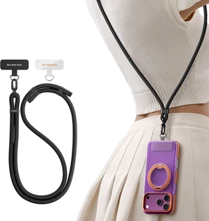 Phone Lanyard Crossbody, Adjustable Neck Strap, Deep Purple
2 Tether Tabs, Metal Buckles, Anti-Theft, All-Day Comfort, Hands-Free, Universal, Fits iPhone, Samsung, Travel Essentials black Phone Lanyard Crossbody, Adjustable Neck Strap, Deep Purple
2 Tether Tabs, Metal Buckles, Anti-Theft, All-Day Comfort, Hands-Free, Universal, Fits iPhone, Samsung, Travel Essentials black