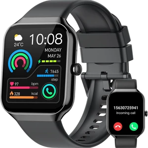 IDW16 Smart Watch, HD Full-Touch Square Screen, Bluetooth Calling, Heart Rate Blood Oxygen & Sleep Monitoring, Music Control, Step & Calorie Tracking, Multiple Sports Modes, for iOS & Android IDW16 Smart Watch, HD Full-Touch Square Screen, Bluetooth Calling, Heart Rate Blood Oxygen & Sleep Monitoring, Music Control, Step & Calorie Tracking, Multiple Sports Modes, for iOS & Android