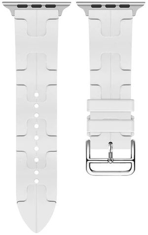 Silicone Sports Watch Band 2-Pack for Apple Watch, 38/40/41/42/44/45/49mm Replacement Strap, Soft Waterproof Sweat-Resistant Rubber Band for iWatch Series 8 7 6 5 4 3 2 SE Ultra White+Black-42mm Silicone Sports Watch Band 2-Pack for Apple Watch, 38/40/41/42/44/45/49mm Replacement Strap, Soft Waterproof Sweat-Resistant Rubber Band for iWatch Series 8 7 6 5 4 3 2 SE Ultra White+Black-42mm