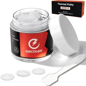 Thermal Putty - 10 Gram - >15W/mK High Performance Replacement for Thermal Paste and Thermal Pads, Non-Conductive Gap Filler for Server, GPU, VRAM, VGA Unit, IC Processor, PC & Console Cooling Thermal Putty - 10 Gram - >15W/mK High Performance Replacement for Thermal Paste and Thermal Pads, Non-Conductive Gap Filler for Server, GPU, VRAM, VGA Unit, IC Processor, PC & Console Cooling