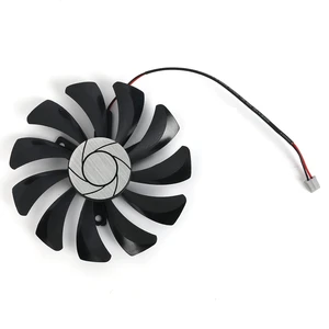 85mm HA9010H12F-Z 12V 0.57A 2Pin GPU Fan for MSI GTX 1050 Ti Aero ITX Graphics Card (2Pin Power Connector)-4PCS 85mm HA9010H12F-Z 12V 0.57A 2Pin GPU Fan for MSI GTX 1050 Ti Aero ITX Graphics Card (2Pin Power Connector)-4PCS