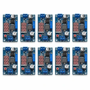 10PCS LM2596 DC-DC Buck Converter Module Adjustable Step-Down Vol with LED
Regulator 4.0-40V Input to 1.25-37V Output, 3A Peak Power Module with LED Voltmeter Display 10PCS LM2596 DC-DC Buck Converter Module Adjustable Step-Down Vol with LED
Regulator 4.0-40V Input to 1.25-37V Output, 3A Peak Power Module with LED Voltmeter Display